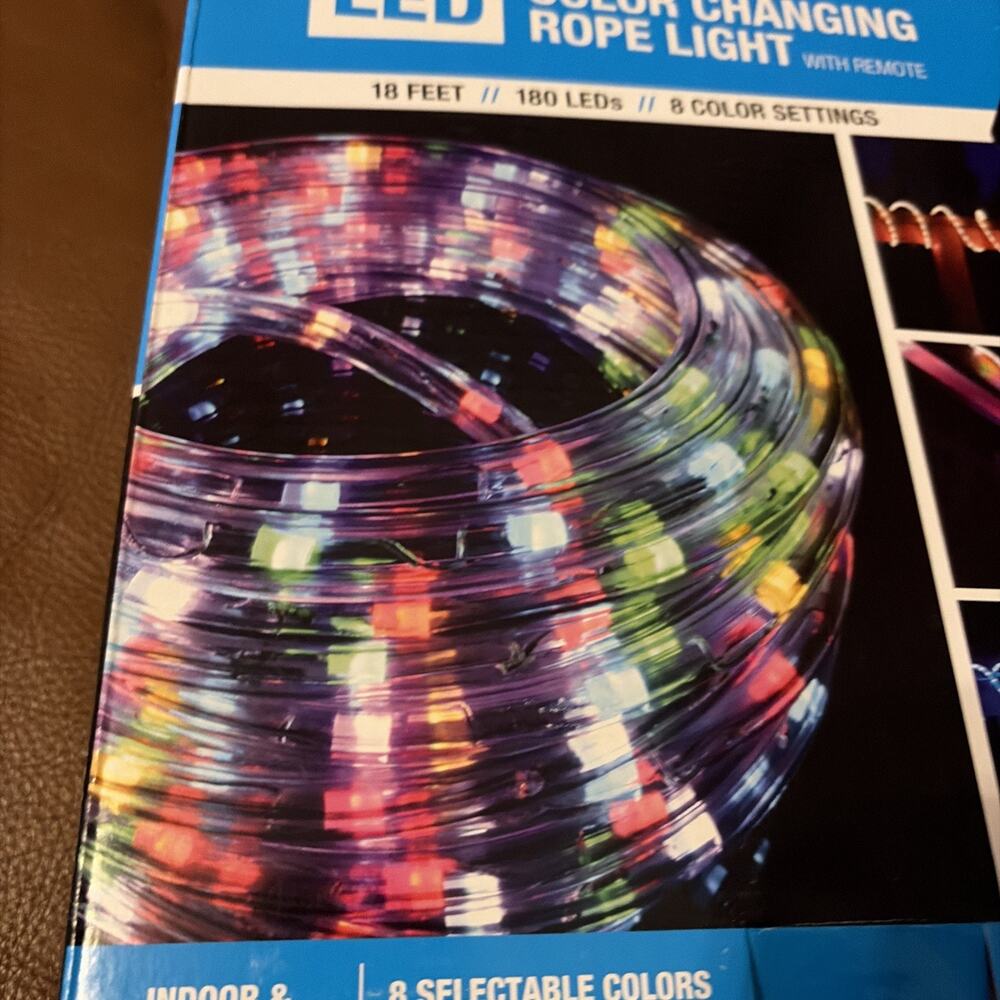 FG-03603 120V LED Color Changing 18ft Rope Light with Remote Control - Picture 3 of 12